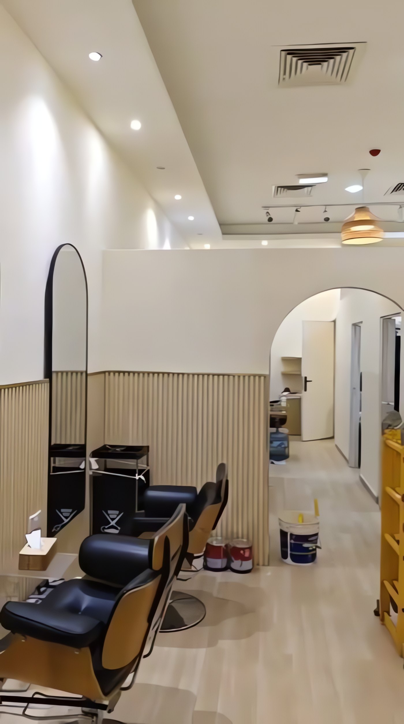 Beauty Salon Fit-Out, Styling floor